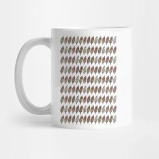 Wall of feathers Mug